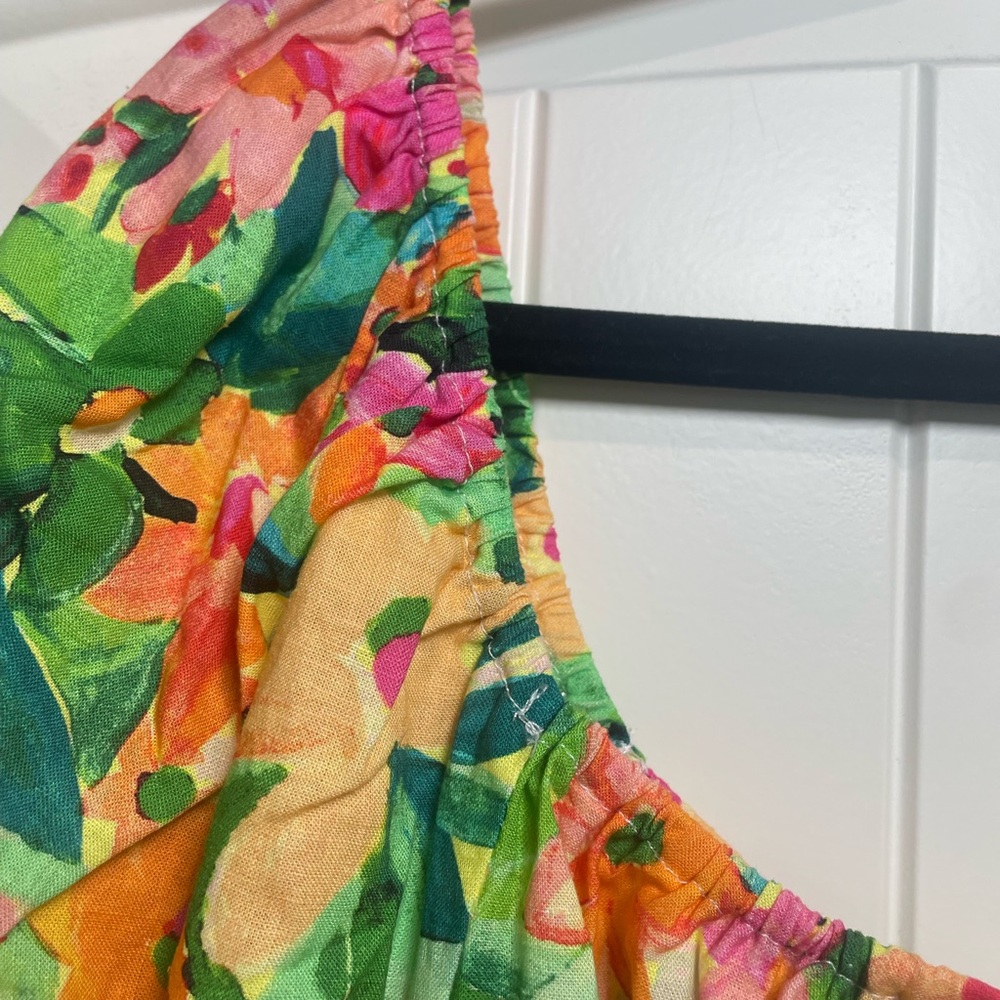 Sanctuary Square Neck Tropical Print Top - Picture 6 of 9